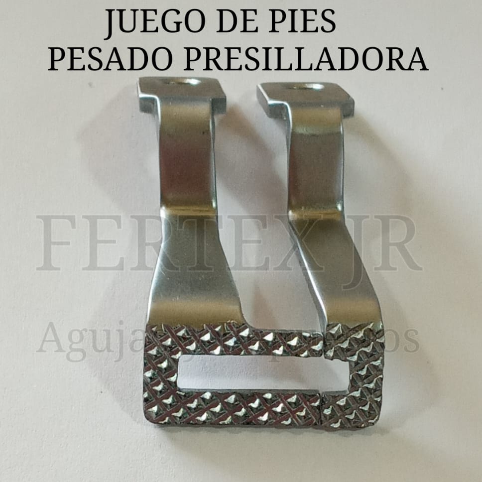 Juego de Pies Pesado Presilladora